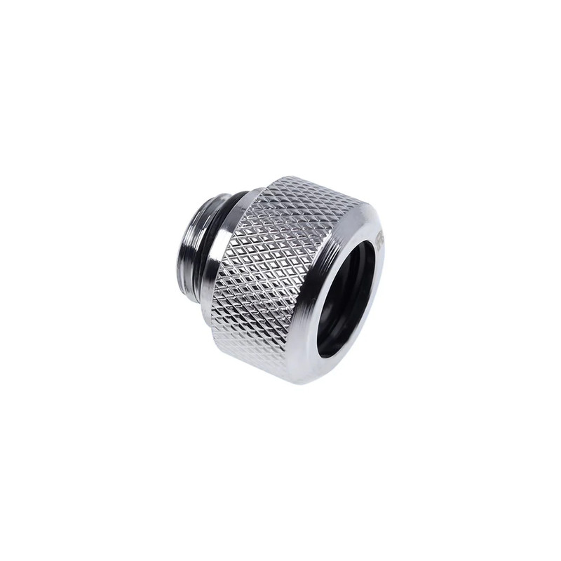 Alphacool Eiszapfen 13mm HardTube compression fitting G1/4 - knurled - Chrome - أنبوب تبريد